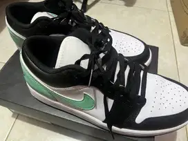 Sepatu Air Jordan 1 Low Green Glow [553558-131]