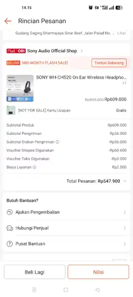 SONY CH 520 No Minus