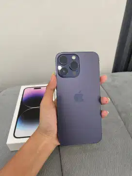 jual iphone 14ProMax DEEP PURPLE SECOND IBOX