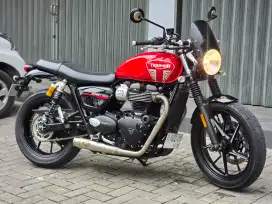 Moge Classic Triumph Street Twin 900 th 2019 Modif Hedon Like New