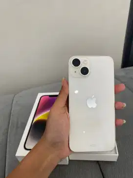 jual iphone 14 starlight, 128gb SECOND IBOX