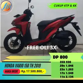 HONDA VARIO 150 TH 2019 FREE KIRIM SEJABODETABEK DAN SIAP PAKAI