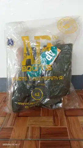 Sepatu Boot AP Hijau Original