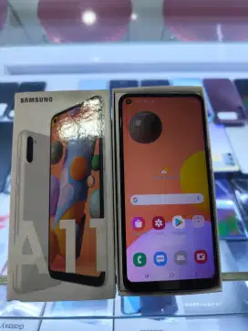 Second Samsung Galaxy A11 4G Ram 3/32GB Resmi Lengkap Minus LCD
