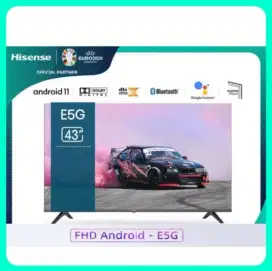 PROMO ANDROID TV 43 INCI HISENSE FRAMELES TERBARU GARANSI 4 TAHUN