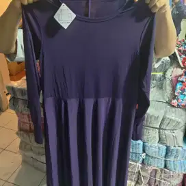 Baju gamis bahan jersey