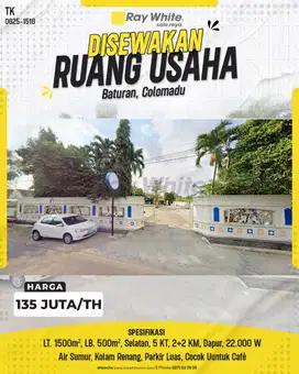 Disewakan Ruang Usaha Siap Pakai Di Baturan Colomadu Dekat Manahan