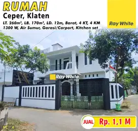 Dijual Rumah Hook 2 Lantai Siap Huni Lokasi Ceper Klaten Dekat Stasiun