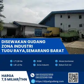 sewa gudang lokasi Semarang harga fantastis luas 28000m