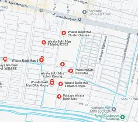 DIJUAL MURAH KAVLING JEJER KOTAK DAN HOEK WISATA BUKIT MAS BLOK B10