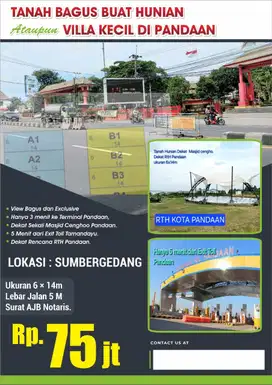 Kavling Tanah Siap Bangun Jantung Pusat Kota Pandaan