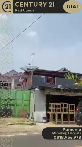 DIJUAL RUMAH 2 LANTAI DI JALAN LETDA NATSIR GUNUNG PUTRI BOGOR