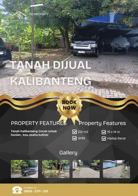 Tanah Bawah NJOP Kalibanteng Dekat Akses Bandara, Pelabuhan, dan RS