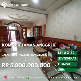 Villa mewah furnish komplek taman anggrek daerah amir hamzah