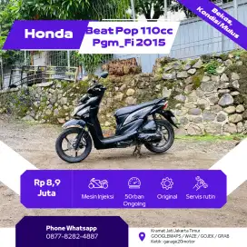 Honda Beat Pop 110cc Pgm_Fi Tahun 2015 Pajak Hidup