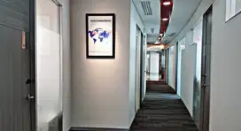 Sewa Kantor Unit Furnished untuk 4 Pax di Pondok Indah Office Tower