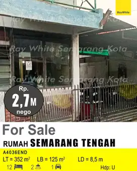 DIJUAL RUMAH KOST DI SEMARANG TENGAH A4036