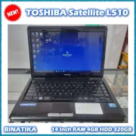 Laptop TOSHIBA Satellite L510 14 Intel Core i3 M330 4GB RAM 320GB HDD