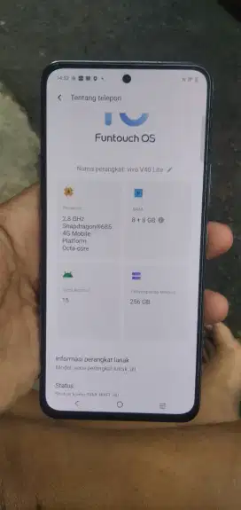 Vivo v40lite 8+8 256gb