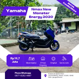 Yamaha Nmax 155cc Monster energy Bluecore Std Tahun 2020 Pajak Off