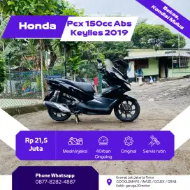 Honda PCX 150cc Abs Fi Keylles Tahun 2019 Pajak Hidup