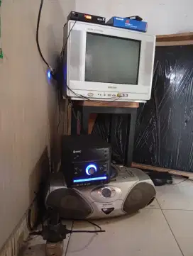 TV, antena, set top box, salon tinggal pasang