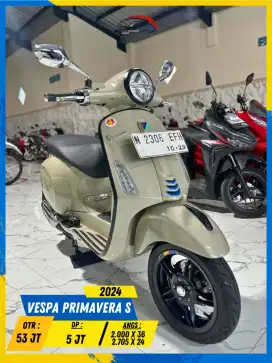 VESPA PRIMAVERA S 2024 BEKAS RASA BARU BOSS HIKMAH MOTOR KEPUH