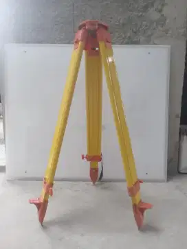 Tripod Teodolit + Rambu mistar bak ukur 5 meter