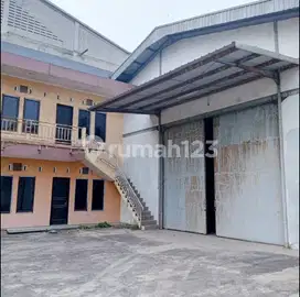 Dijual cepat gudang siap pakai, strategis Pergudangan Akong, Tangerang