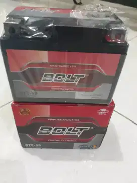 aki Sepeda Motor merk Bolt kondisi Baru