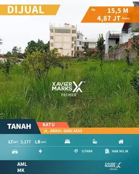 Dijual Tanah Siap Bangun Di Tepi Jl. Abdul Gani Atas Batu(OLX723)
