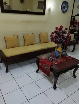 Kursi Panjang Jati Asli