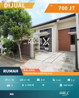 Dijual Rumah Di Puri Kartika Asri, Blimbing Malang (OLX726)
