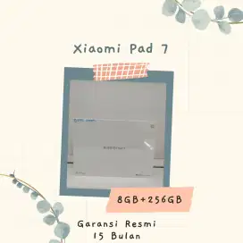 Xiaomi Pad 7 varian 8GB+256GB - Garansi Resmi 15 Bulan.