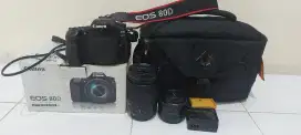 Canon EOS 80D wifi Lens 18-135mm + lens 50mm