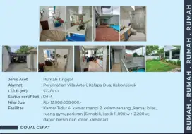 Dijual Rumah Siap Huni Villa Arteri Kelapa Dua Kebon Jeruk
