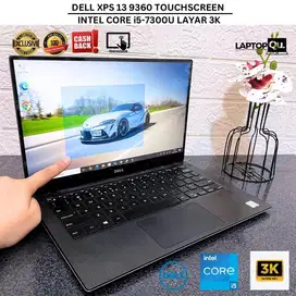 DELL XPS 13 9360 TOUCHSCREEN i5 GEN 7 RAM 8GB/SSD 256GB/LAYAR 3K