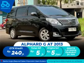 DP 5 JT! Alphard G atpm 2013 Hitam