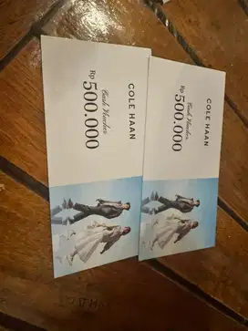 Cole Haan voucher