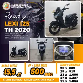 PROMO DP 500 YAMAHA LEXI 125 TAHUN 2020 UNIT MULUS BERGARANSI