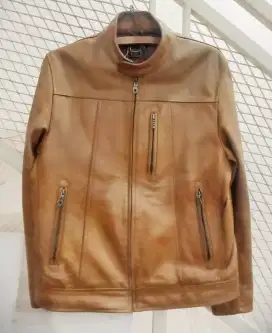 jaket kulit import original merk UNIQLO size S