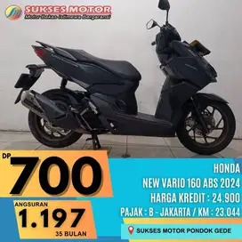 DP MURAH ANGSURAN MURAH HONDA NEW VARIO 160 ABS TH 2024 HITAM