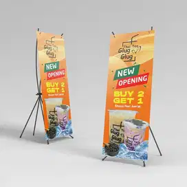 AGUSTA DIGITAL PRINTING X BANNER BALIHO DAN SPANDUK BACKDROP