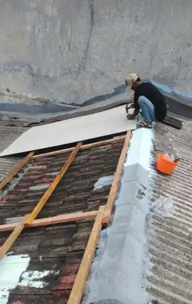 Perbaikan atap bocor,dinding rembes,renovasi rumah,kanopi,baja ringan