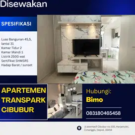 Disewakan Apartemen Transpark Cibubur 2 Bedroom Lantai Tinggi