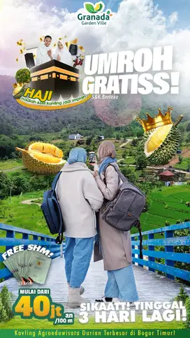 Promo Kavling Wisata Durian & Villa di Granada Garden Ville Bogor