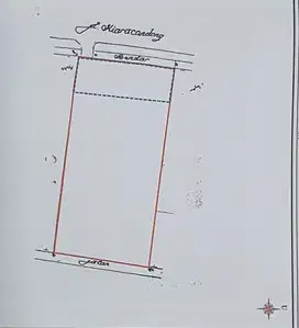DIJUAL TANAH KOMERSIL MAINROAD KIARA CONDONG