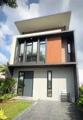 rumah 2 lantai dijual cluster modern di Cikarang dekat stasiun