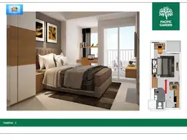 Jual murah Apartemen Pacific Garden Alam Sutera
