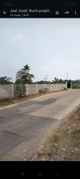 Tanah di Kec. TENJO dekat ke Kota Podomoro Tenjo